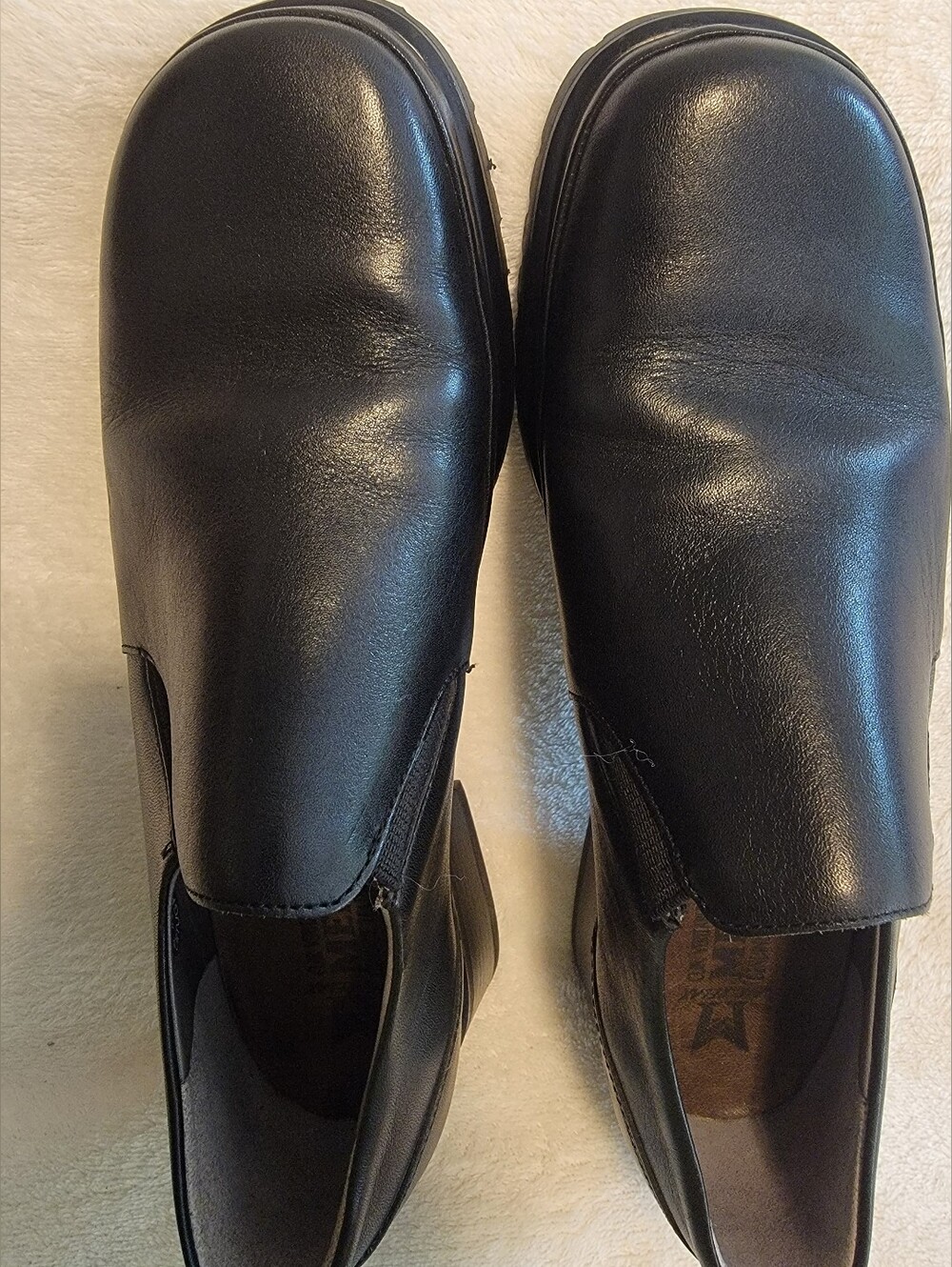 Mephisto Air-Relax Black Leather Slip On